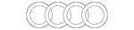 Genuine Audi Emblem 4M0-853-742-C-2ZZ. Fixed Price $82.54.