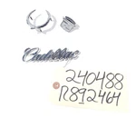 1991 Cadillac Brougham Oem Emblem With Medallion Faded 20248001. Fixed Price $58.19.
