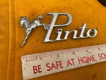 Metal Auto Emblem Ford Pinto Part # D52B 16B114 Aa. Fixed Price $12.25.