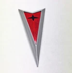 04-06 Pontiac Gto Rear Trunk Lid Arrow Emblem Oe Silver W/ Black Star. Fixed Price $44.95.