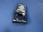 Nos 1980'S Chrysler Rear Trunk Key Lock Flip Cover & Emblem Badge Logo. Fixed Price $99.95.