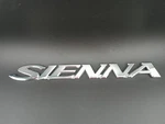 Toyota Sienna Rear Chrome Emblem Badge Genuine Oem 75442-08020 Minivan Logo Used. Fixed Price $23.99.