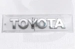 Toyota Emblem Sticker Logo Mark Decal Decorative Abs Resin Silver 12.6CM X 2.4CM. Fixed Price $42.37.