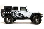 Custom Vinyl Decal Kit For 4D 07-16 Jeep Wrangler Jk Rubicon Nightmare Black. Fixed Price $149.95.
