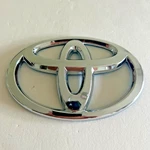 Toyota Rear Liftgate Silver Emblem Chrome Badge Highlander Sienna Cruiser. Fixed Price $19.95.