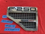 2008 2009 2010 Ford F-250 Super Duty Lh Fender Vent Emblem Oem (304). Fixed Price $36.00.