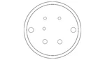 Genuine Bmw Emblem Retainer Plate 51-14-9-479-252. Fixed Price $75.22.