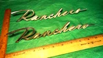 BU69 Ford Ranchero Fender Emblems Vintage Script 1961 #C1DB16098 Falcon. Fixed Price $101.99.