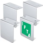 Universal 4" X Chrome Permit Panel Holder For Ifta, Dmv, Parking Passes. Fixed Price $27.57.