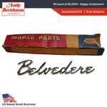 1960 Plymouth Belvedere Left Fender Nameplate Emblem Badge Logo 2196151 Nos.. Fixed Price $181.04.