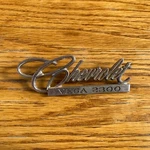 1971 1972 Chevrolet Vega 2300 9870383 Emblem Script Original. Fixed Price $11.99.