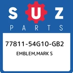 77811-54G10-GB2 Suzuki Emblem,mark 7781154G10GB2, New Genuine Oem Part. Fixed Price $33.32.