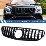 Gt Grille For Mercedes W217 Class 2015-2017 S400L S500 S550 Gloss Black. Fixed Price $187.79.
