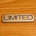 1999-2004 Jeep Grand Cherokee Wj/liberty Kj "limited" Rubber Emblem 5EM91SA1. Fixed Price $8.99.