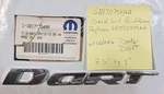 Mopar 68170754AA Deck Lid Emblem. Oem Refurbished. 2012/2016 Dodge Dart. Fixed Price $10.00.