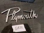 Vintage 1959 Plymouth Emblem Script Nameplate Oem 1950430 Mopar....a++. Fixed Price $79.99.