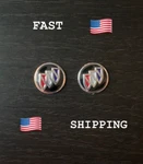 New Buick 2PCS 14MM Key Fob Emblem Sticker Decal Remote Badge Free Ship Usa. Fixed Price $9.99.