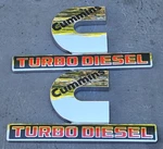 2013 2018 Dodge Ram Cummins Turbo Diesel 2500 3500 Door Emblem Set 68149701AA. Fixed Price $29.99.