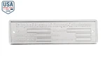 Porsche 356 B T5 T6 Chassis Id Plate Genuine 00070110100. Fixed Price $48.55.
