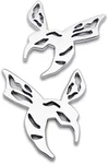 Pair Metal Car Emblem Premium 3D Side Fender Badge Wasp Sticker Hornets Silver. Fixed Price $20.24.