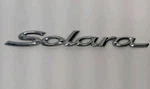 1999-2003 Toyota Solara Plastic Trunk Emblem Chrome Oem Used #75442-06030. Fixed Price $15.00.
