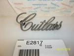 77 Oldsmobile Left Front Fender Emblem "cutlass" 413561 Oem. Fixed Price $29.99.