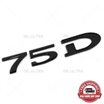 Tesla Rear Liftgate Lid 75D Letter Nameplate Logo Badge Emblem Sport Gloss Black. Fixed Price $16.99.