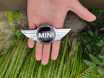 Bmw Mini Cooper Emblem Logo Badge Plastic Chrome Genuine 120X50 Mm. Fixed Price $34.97.