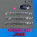 2001-2005 Ford Explorer Xls Oem Chrome Side Door Rear Trunk Gate Emblem Set. Fixed Price $29.99.