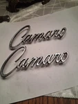 Oem Gm Chevrolet Camaro Fender Emblem Badge 3916660 Pair 1967 1968 1969 Set 2. Fixed Price $20.00.