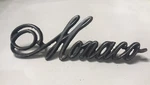Vintage 1974 1975 1976 Dodge Monaco Emblem Script Nameplate Badge. Fixed Price $21.99.