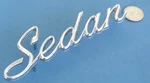 Ford Country Sedan Emblem 69 70? Fomoco Oem New Chrome Script D0AB 71291B62. Fixed Price $27.99.