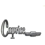 1973-76 Caprice; Trunk Decklid Emblem; "caprice/chevrolet" Bowtie. Fixed Price $54.99.