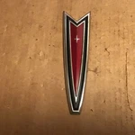 1976 Pontiac Ventura Stick-on Fender Emblem Nos. Fixed Price $59.99.