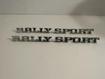 2 Chevrolet 1960'S Camaro Rally Sport Emblems Unpainted Chrome 3974583. Fixed Price $34.38.