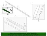 Lincoln Oem 2020-2024 Aviator Left Front Door Name Plate Emblem LC5Z16228AA Nib. Fixed Price $84.14.