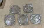 Ford Thunderbird Wire Wheel Center Emblems - Lot Of 5 Nos. Fixed Price $99.00.