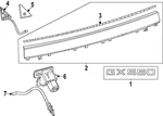 Genuine Lexus Hatch Emblem 75441-60770. Fixed Price $31.16.