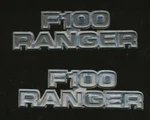 G16 1970'S Ford F100 Ranger Emblems D7TD-16702-AWB 46103. Fixed Price $49.95.