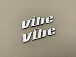 2003-2008 Pontiac Vibe Door Emblem Logo Badge Set Silver Oem *. Fixed Price $17.95.