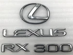 99-03 Lexus Rear Lid Chrome Emblems Logo Badge 01 02 Oem. Fixed Price $19.99.
