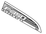 Genuine Ford Fender Emblem CC3Z-16720-ED. Fixed Price $125.78.