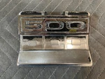 1963 Ford Galaxie 500 Rear Gas Tank Fuel Door Chrome Emblem. Fixed Price $79.95.