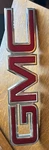 Oem Gmc Front Grille Emblem Red And Silver 22814065. Fixed Price $20.00.