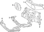 Genuine Acura Grille Emblem 85054554. Fixed Price $80.19.