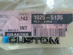 1997-2004 Buick Century Regal "custom" Door Emblem Nos Oem Genuine Gm 10255135. Fixed Price $9.99.