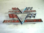 (2) Gm 1966-1967 Chevrolet 427 Turbo-jet Fender Emblems 3876435 Impala, Corvette. Fixed Price $110.00.