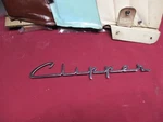 1955 Packard "clipper" Hood Script 466542 Nos. Fixed Price $84.99.