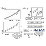 Ford FL1Z4042528B Rear Hatch Emblem. Fixed Price $17.30.