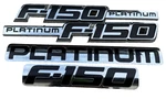 2009-2013 Ford F-150 Platinum Fender Badges Emblems Pair + Rear Oem. Fixed Price $94.95.
